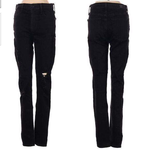Abercrombie and fitch Simone distressed black skinny jean - Picture 2 of 11